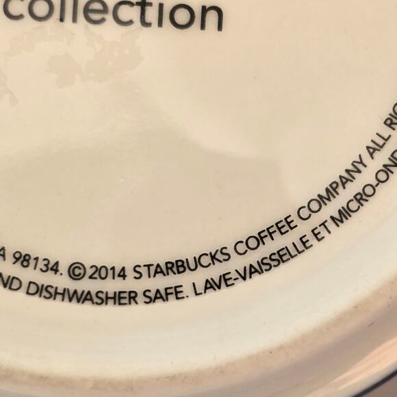 Starbucks You Are Here Coffee Mug Yellow Blue New York City Brooklyn Bridge 2014 - Picture 7 of 9